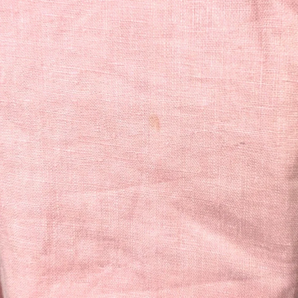 Lauren Ralph Lauren Linen Pants Light Pink Womens 8R Straight Leg Trousers